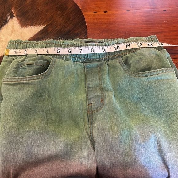 Bling Agogo Tye Died Wide Bottom Jeans, Size S/M - Picture 8 of 12